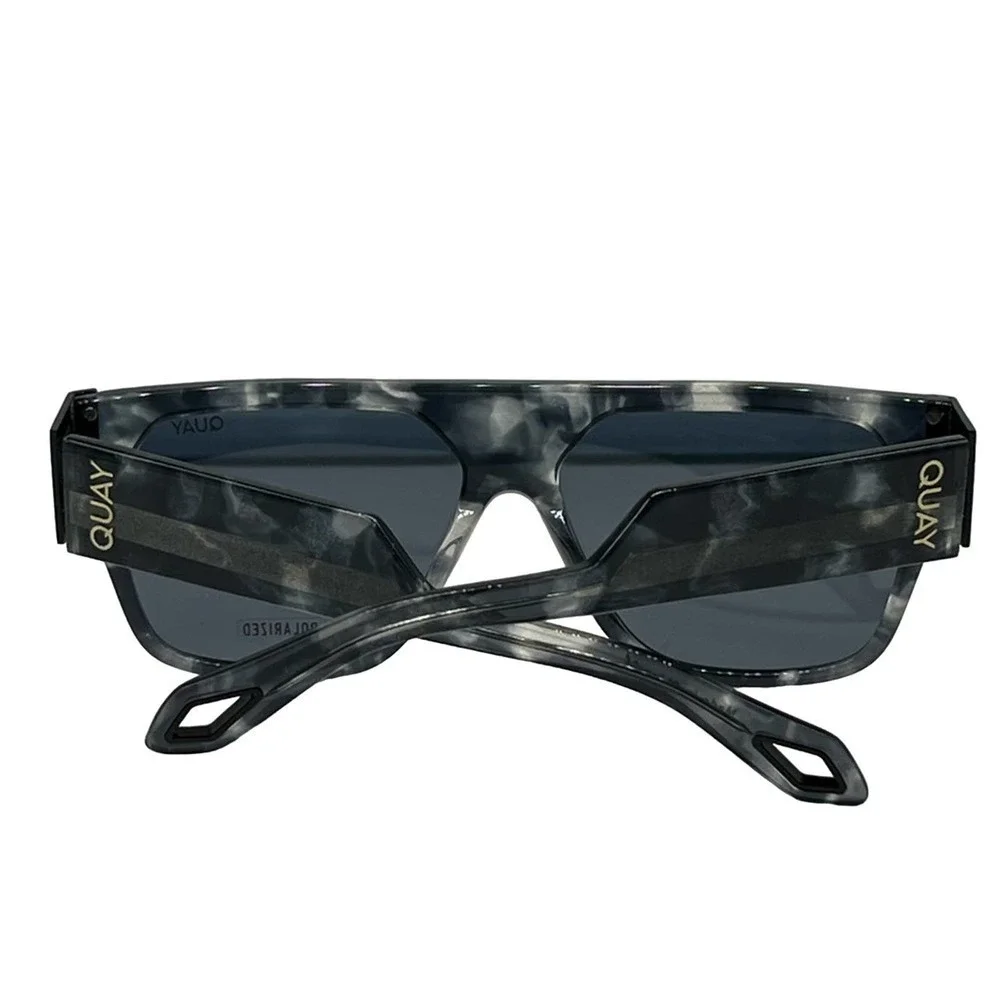 NEW QUAY AUSTRALIA Go Off black tortoise black polarized sunglasses styl…